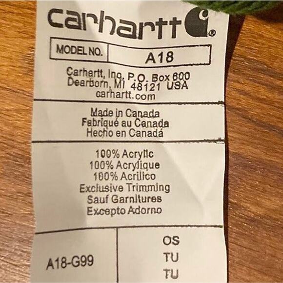 NWT! Carhartt Beanie - G99 - Picture 3 of 4